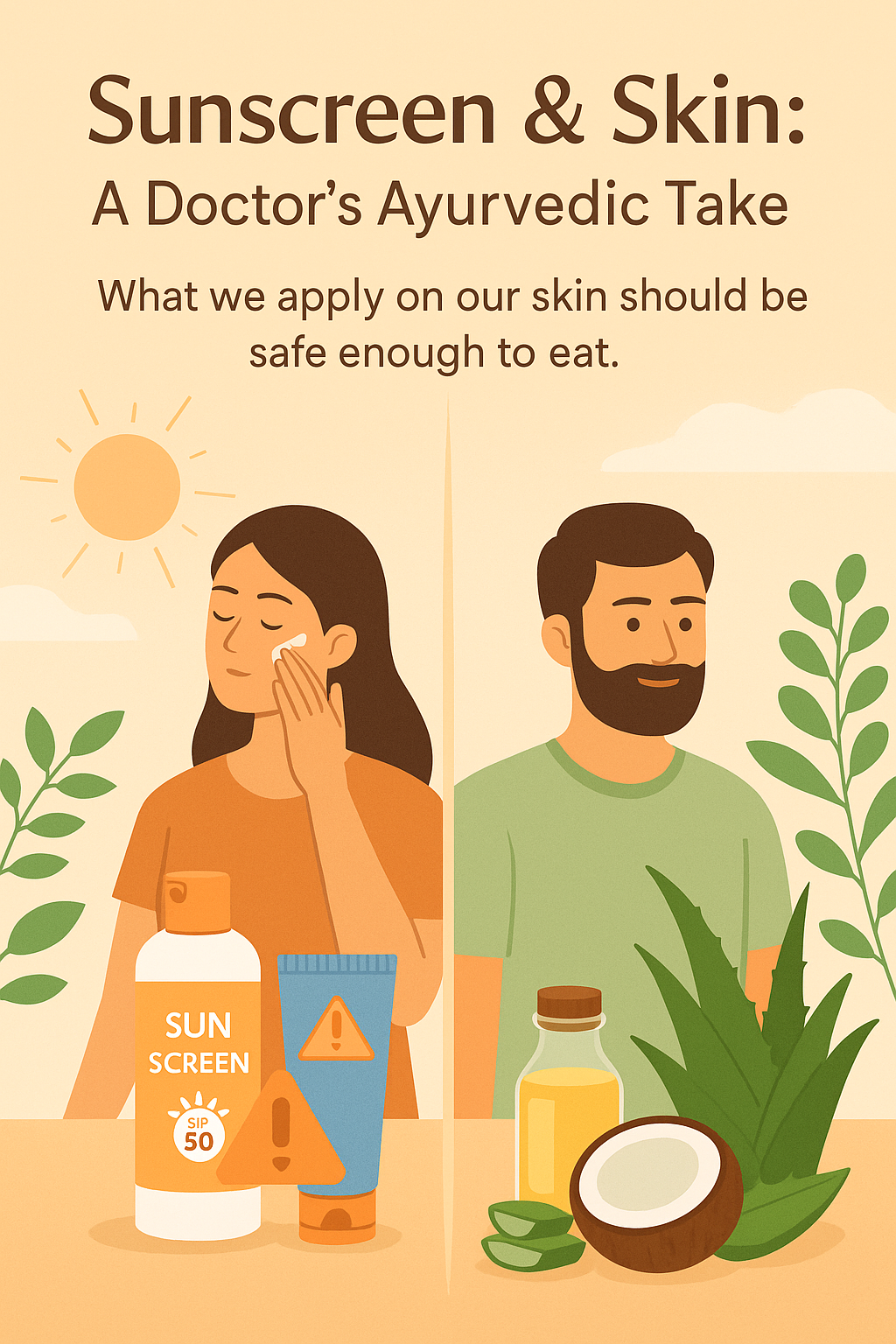 Why I don’t recommend Sunscreens- A Doctor’s Perspective